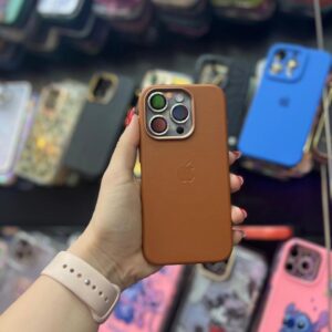Case Couro Apple com MagSafe Marrom